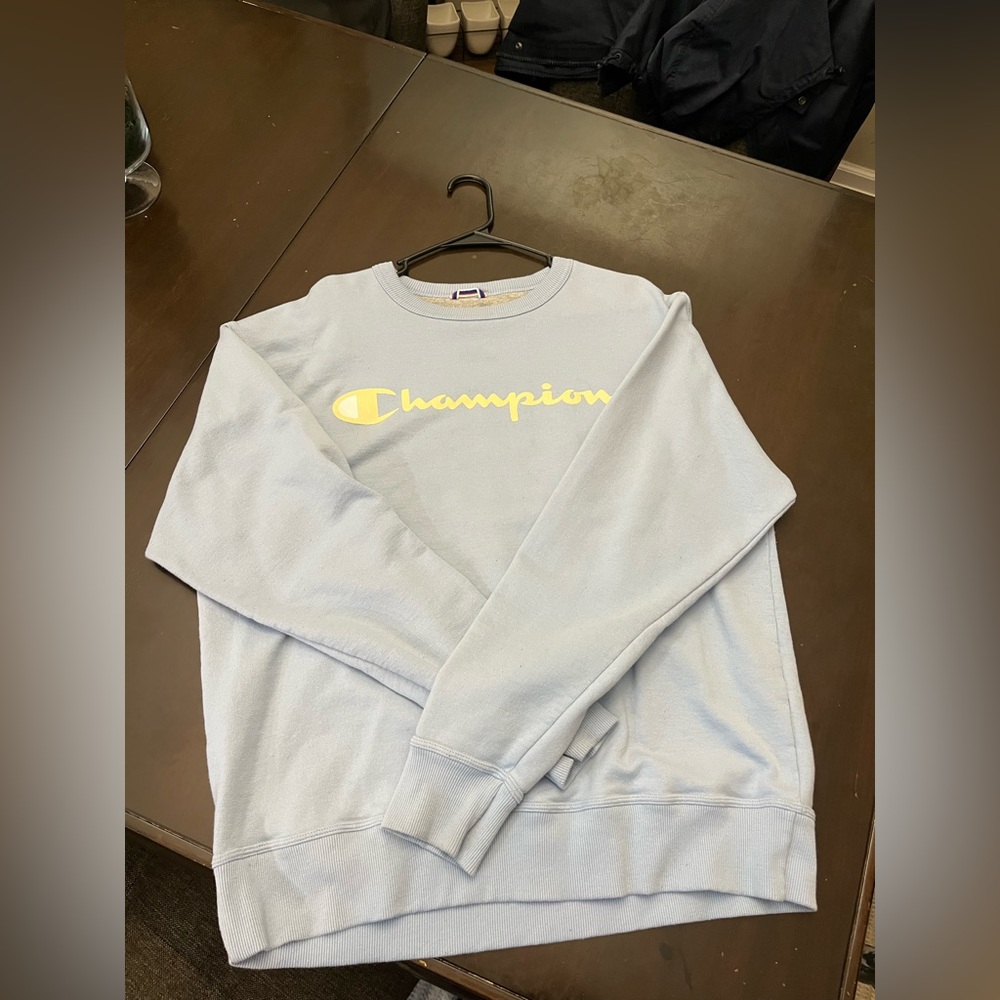Light Blue Champion Sweatshirt